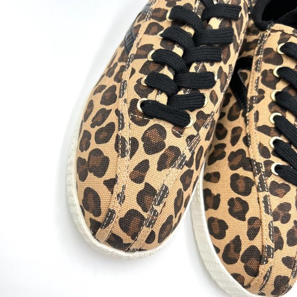 Tretorn Womens Size 8.5 Leopard‎ Cheetah Animal Print Casual Sneakers Shoes - Picture 4 of 13